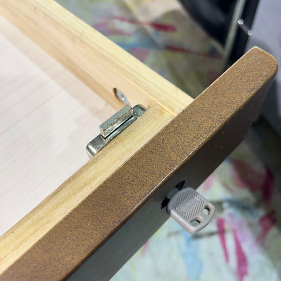 【KEYUCA】学習机◇◆ナラはぎ材◇程度良好◆