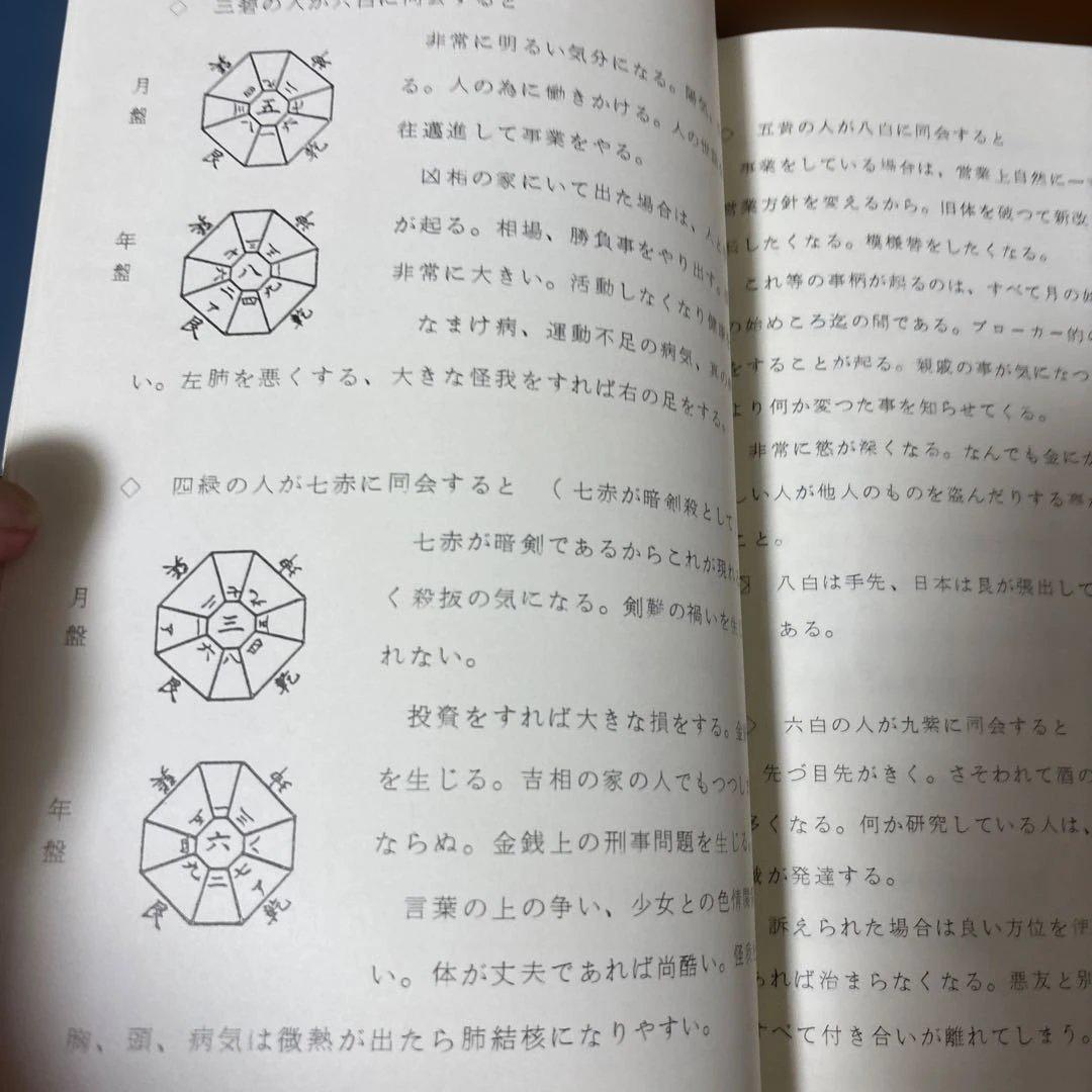 園田真次郎　九星気学講義録　三巻　未使用