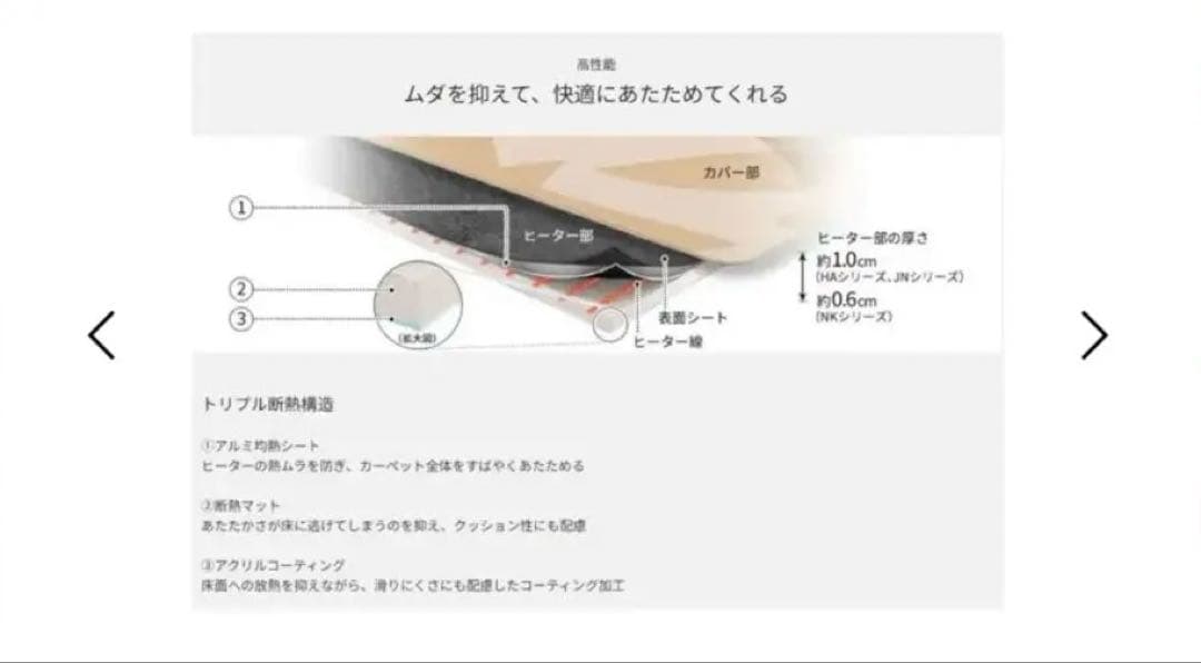 パナソニック 電気カーペット ホットカーペット 2畳相当 DC-2HA