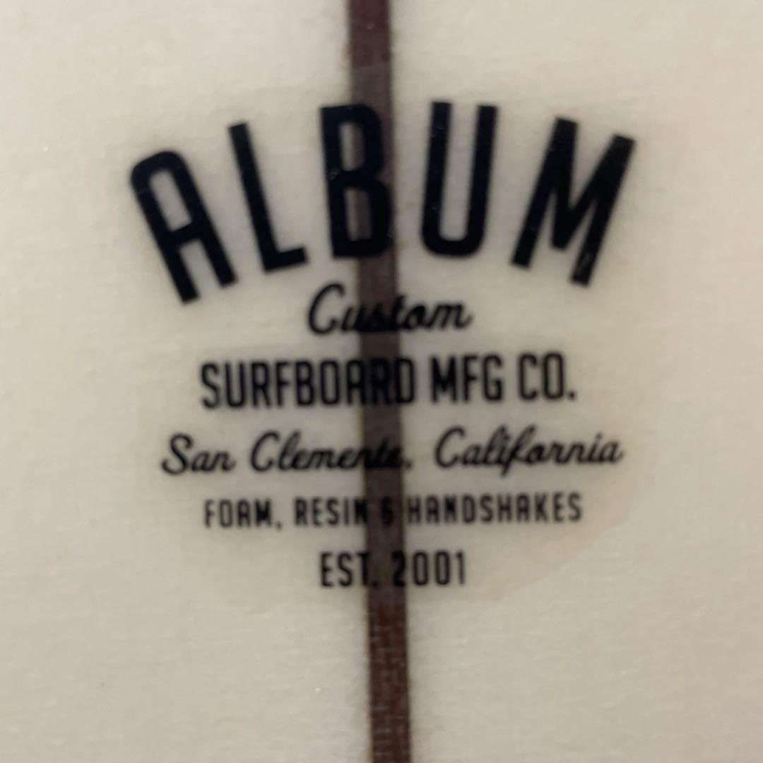 千葉　手渡し限定　アルバム ￼ALBUM ショートボード 白色　EPS クアッド