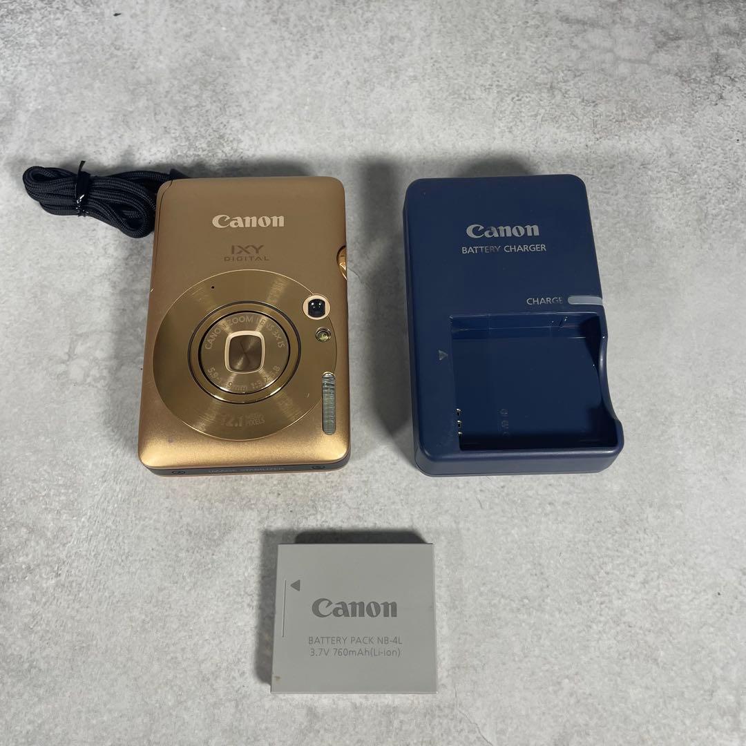 ✨美品✨ Canon IXY 210IS イクシー ゴールド デジタルカメラ