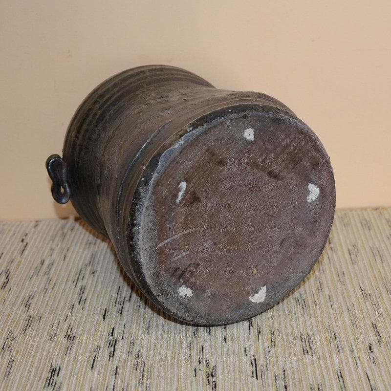 茶道具　丹波焼　水指　備前龍田川写水指　森本丹山　中古　送料込み