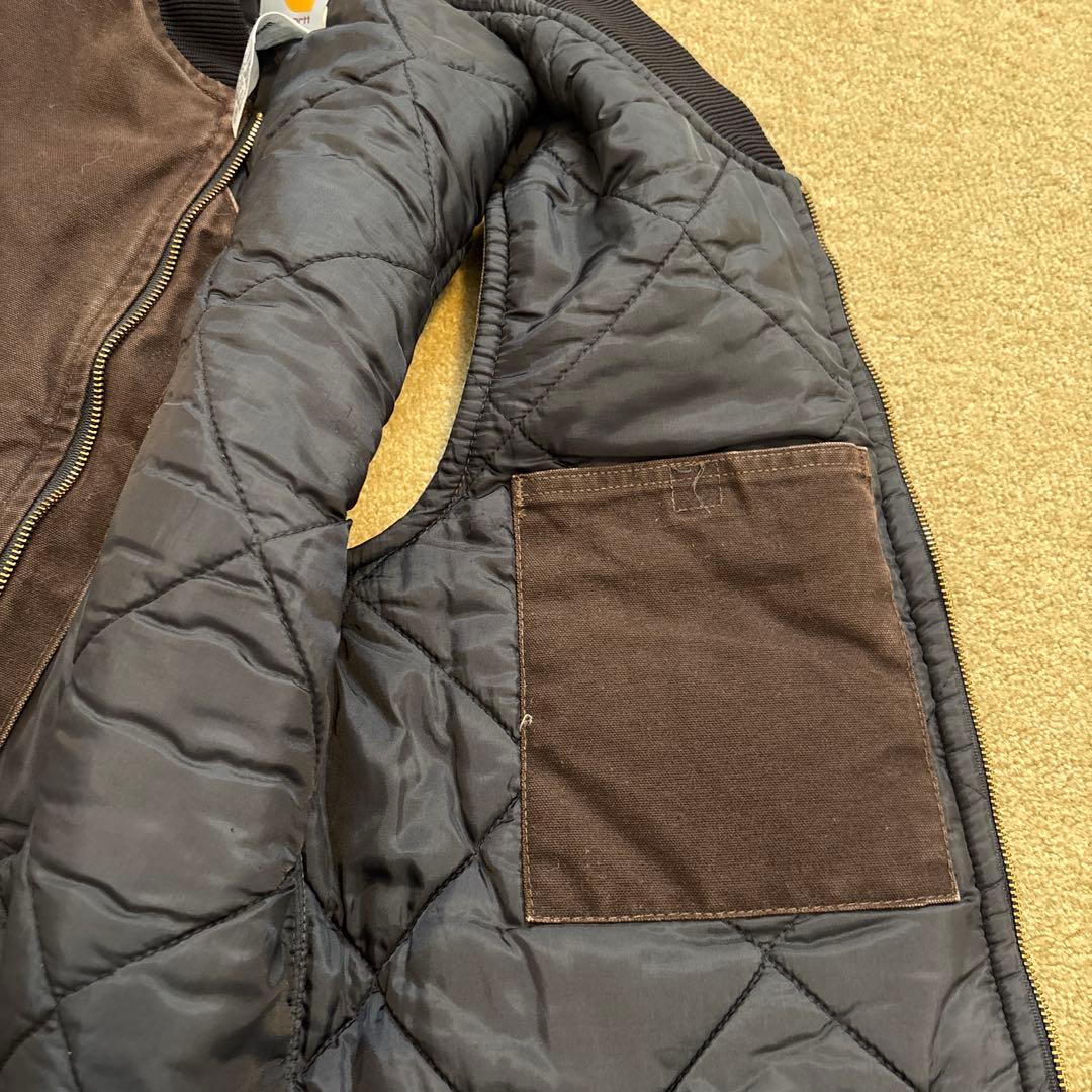 Carhartt ダックベスト ブラウン Mサイズ