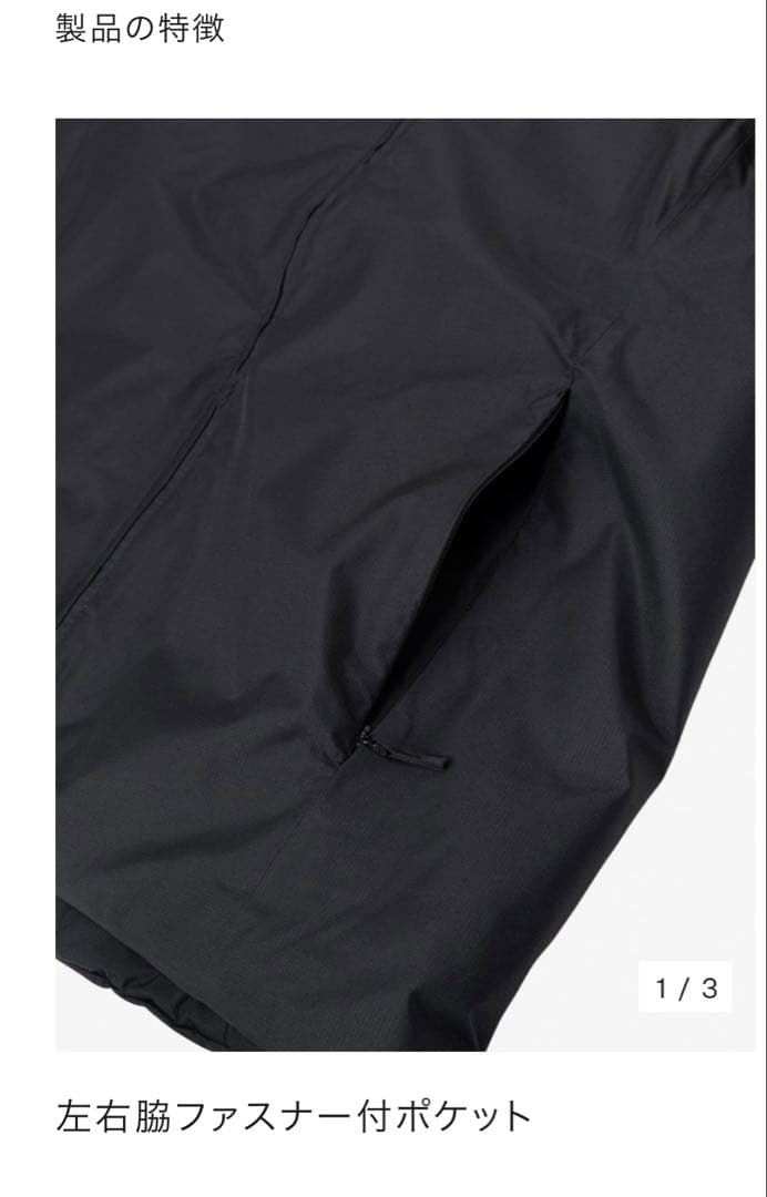 美品ノースフェイスGTX アクショニン サレード ジャケット XLブラック