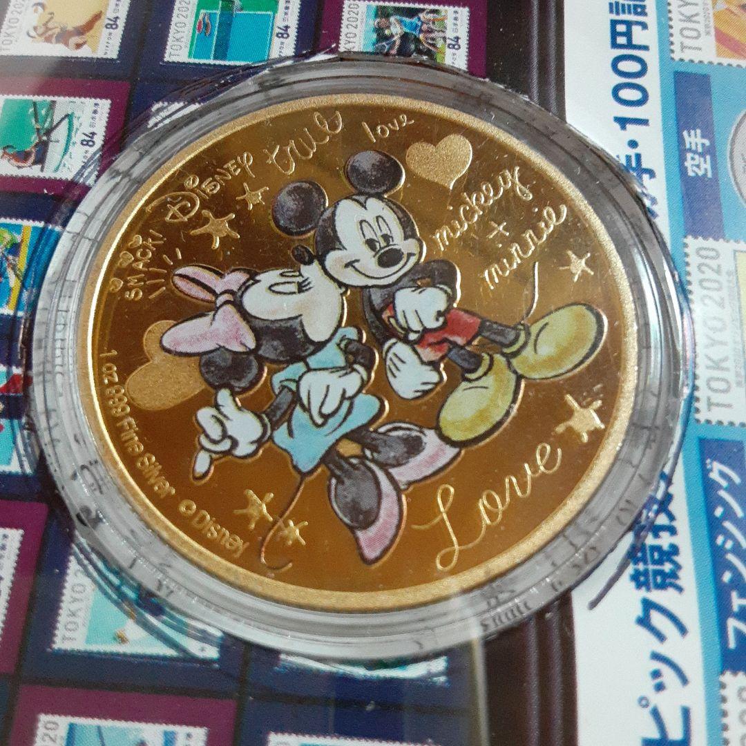 限定品ミッキーミニーカラー記念メダル