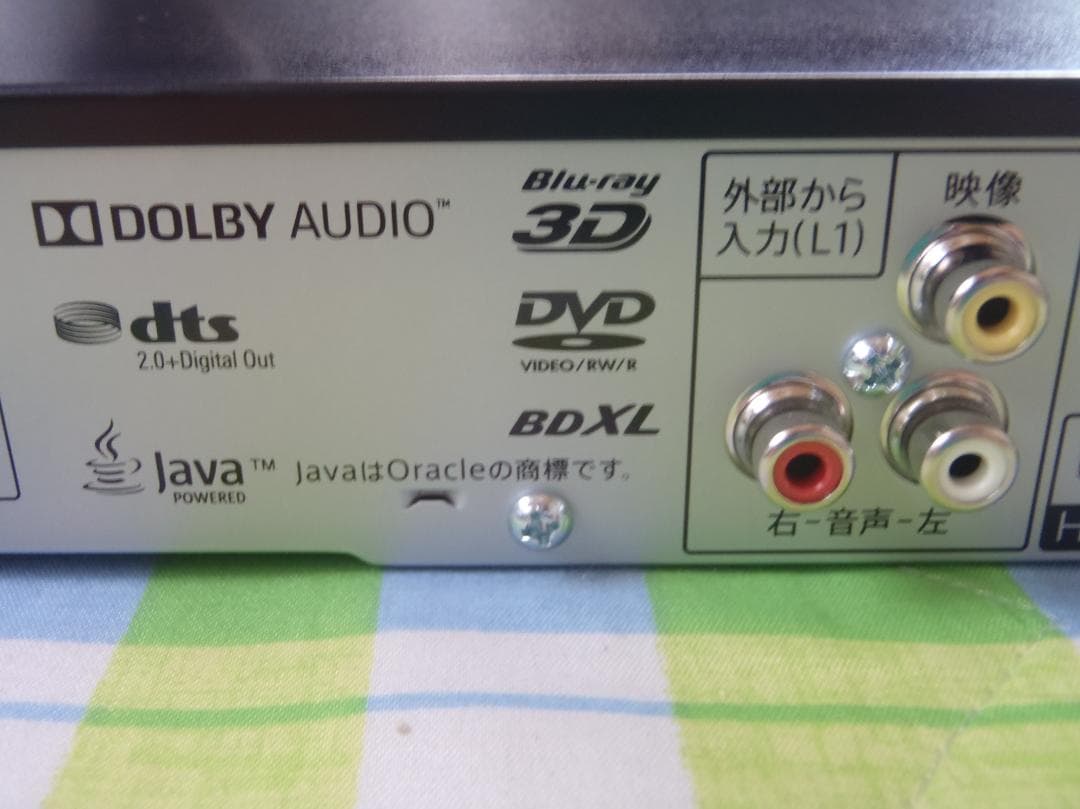 SHARP　AQUOS　ブルーレイレコーダー　2B-C10CW1　２０２１年製