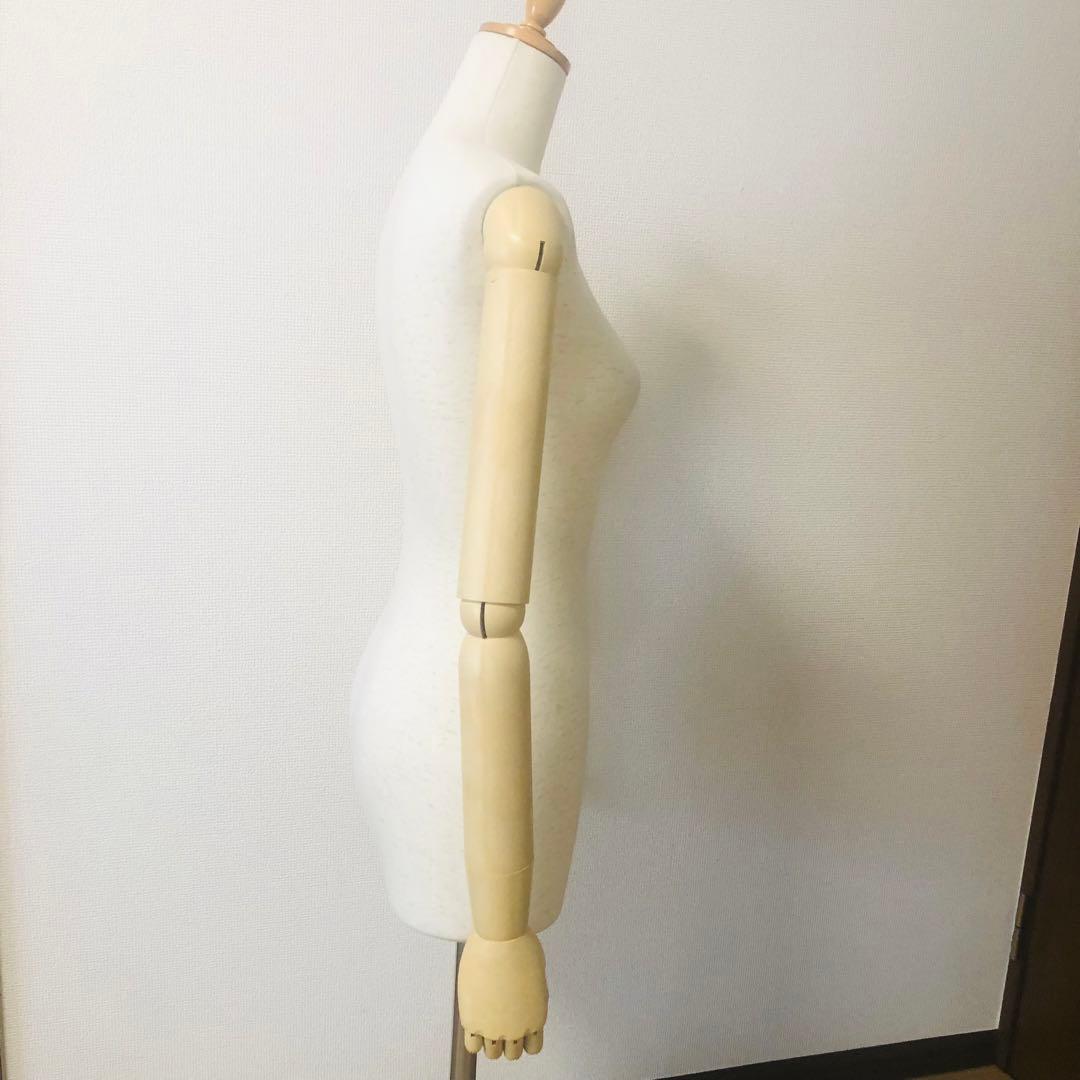 【美品】ReBody 婦人トルソー 可動腕・指あり 高さ調整