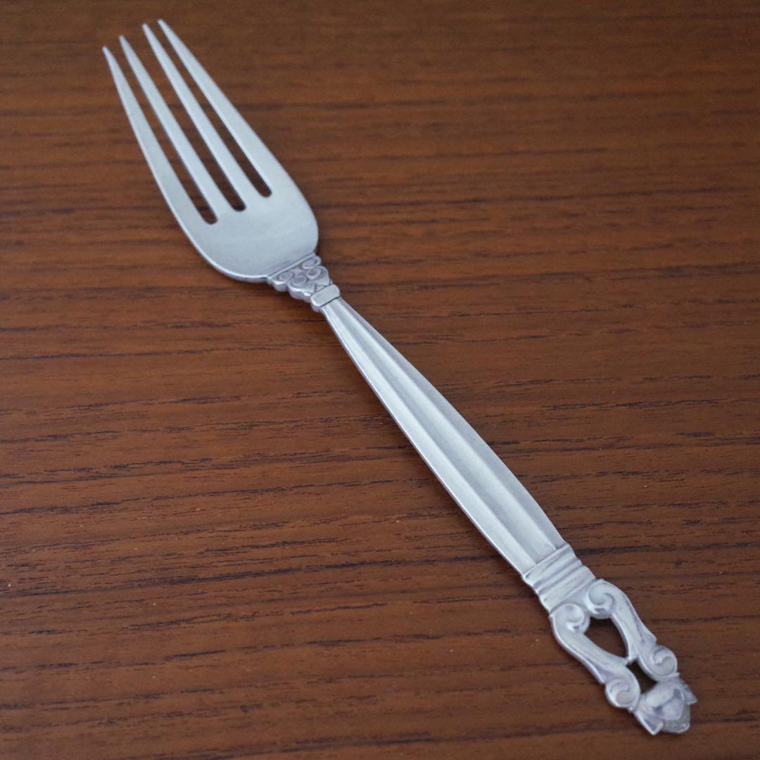 ジョージジェンセンAcornディナーフォーク/シルバーフォーク\北欧アンティーク