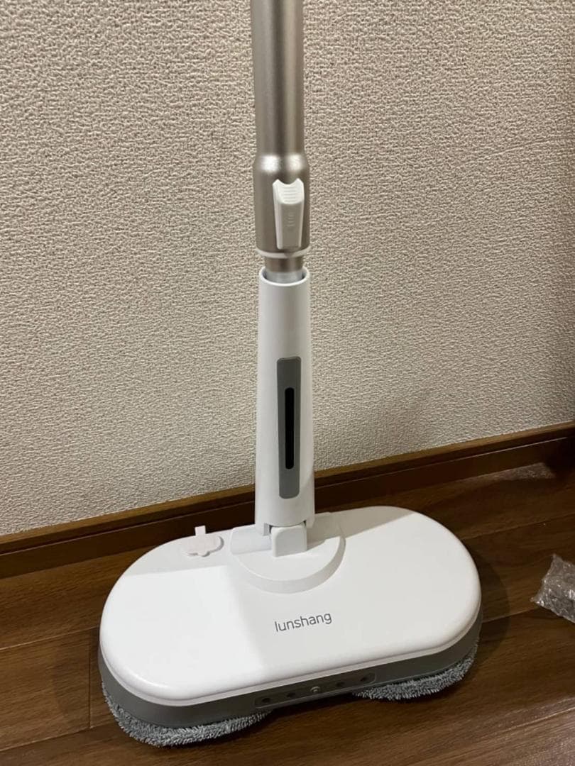 コードレス回転モップ 長さ調節可 スプレー機能付き