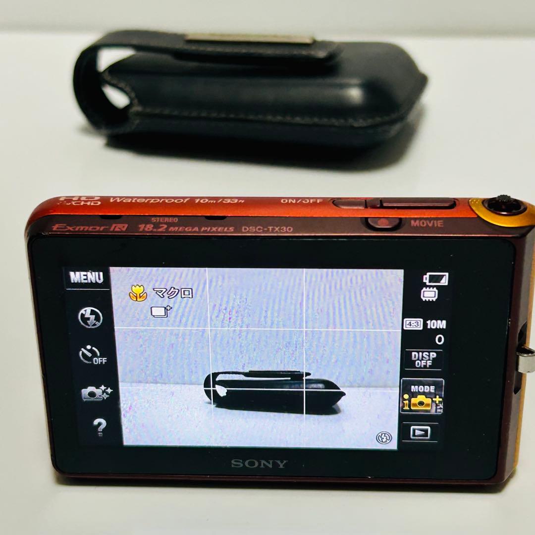 動作◎！SONY デジタルカメラ　サイバーショット　DSC-TX30 オレンジ