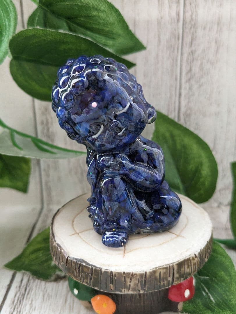 【つねりん】ミニサイズ！アクアマリンの超ネクタイねこちゃん形オルゴ☆他９点