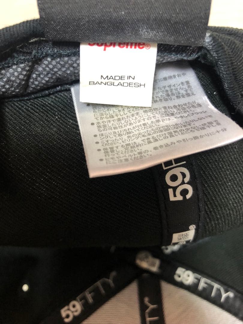 j*a様 supreme new era Sロゴツノ　キャップ