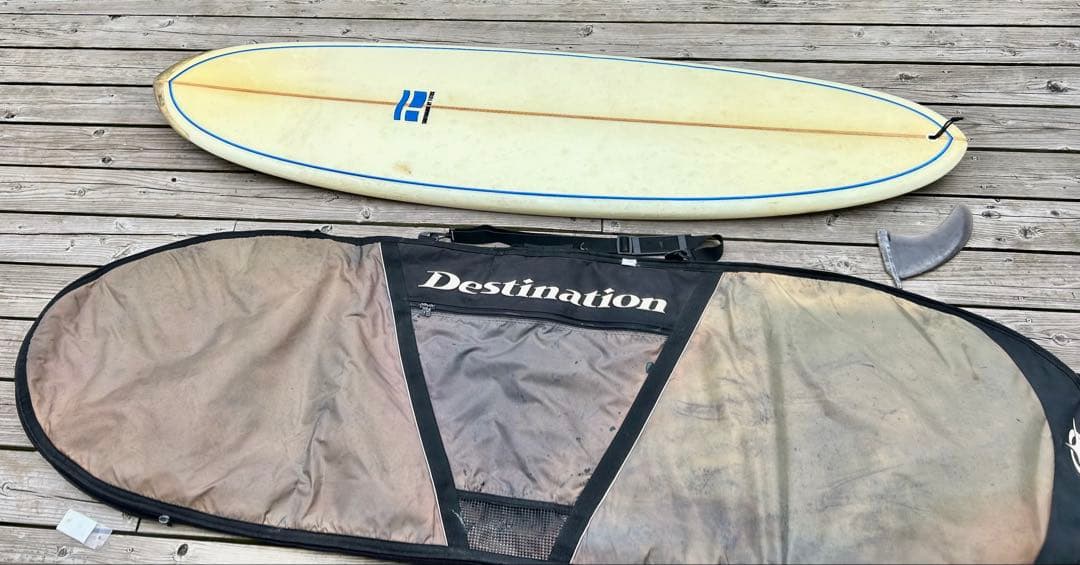 T-STICK ファンボード6.6ft 198cm ケース&フィン