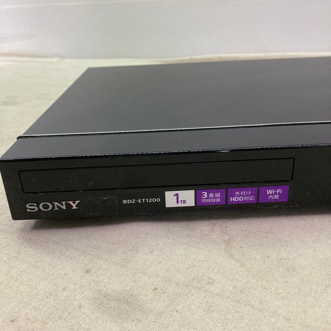 SONY　ソニー　ブルーレイ/DVDレ コーダー BDZ-ET1200
