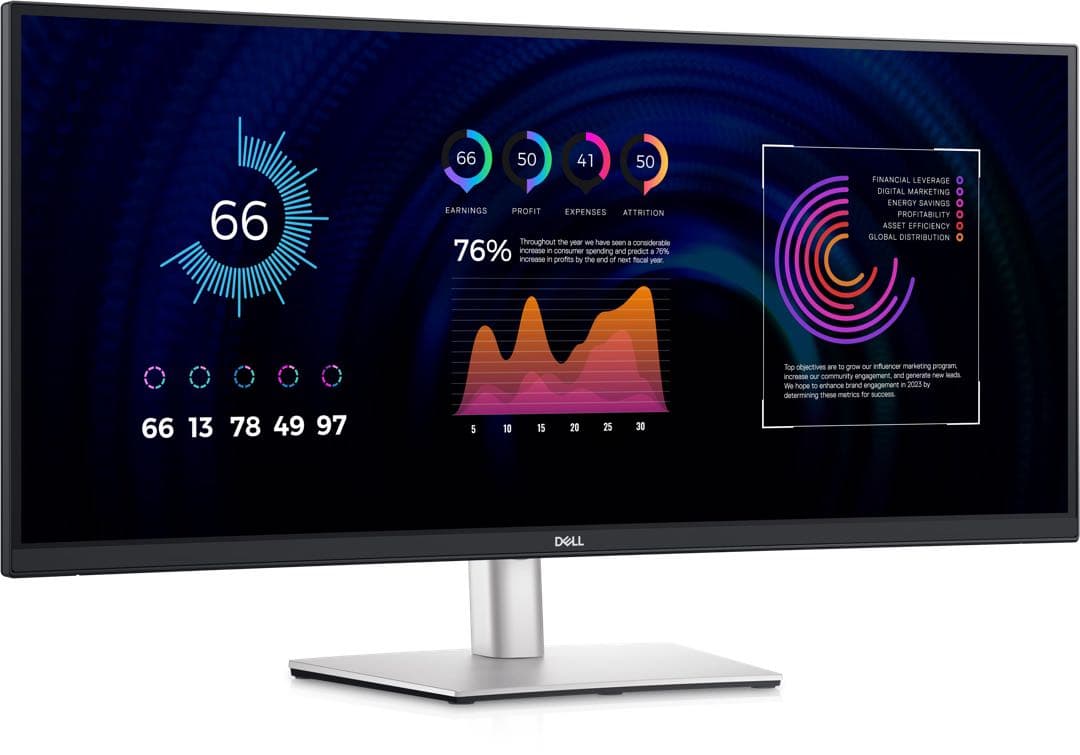 DELL P3424WE UWQHD ウルトラワイドモニター