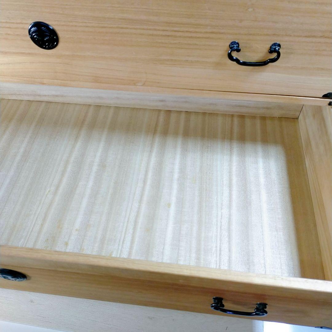 ヴィンテージ 桐箪笥 天然木 整理箪笥 引出収納 木製 和タンス チェスト②