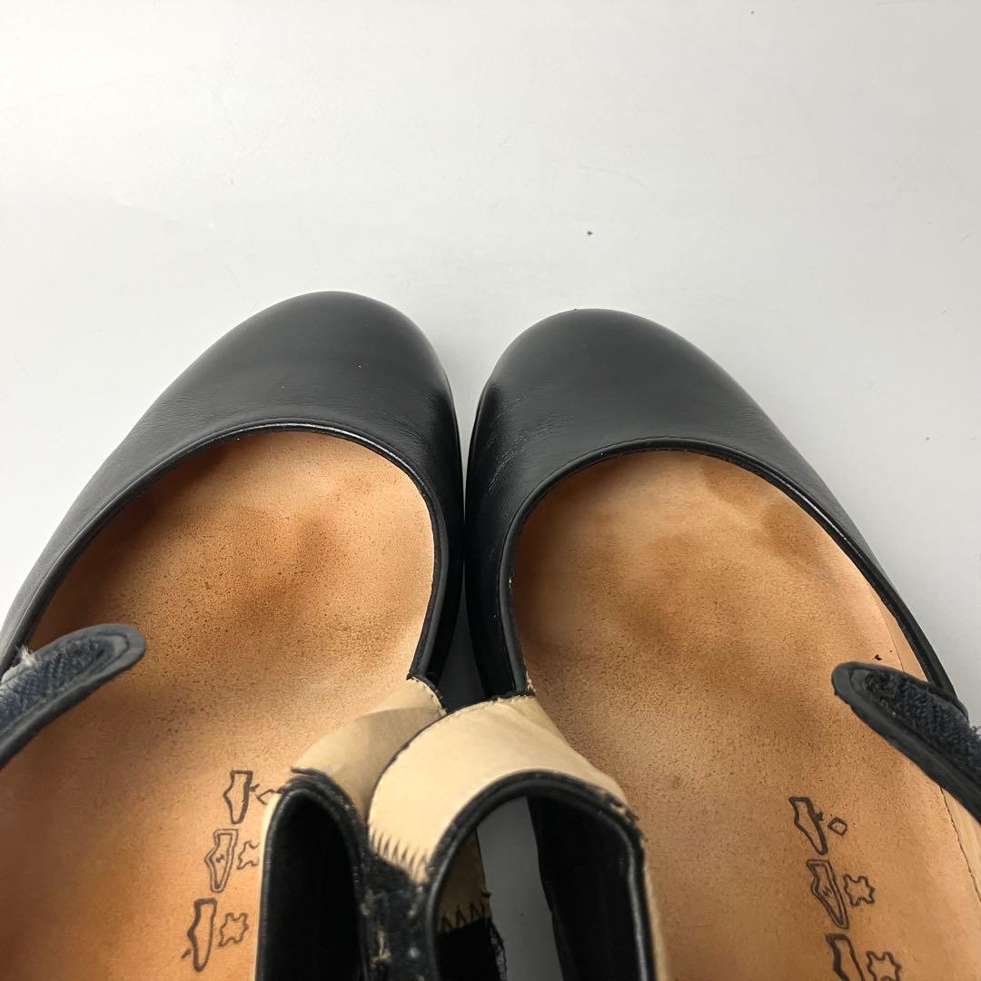 【未使用級】Finn Comfort メリージェーン　ストラップ　黒　23.5