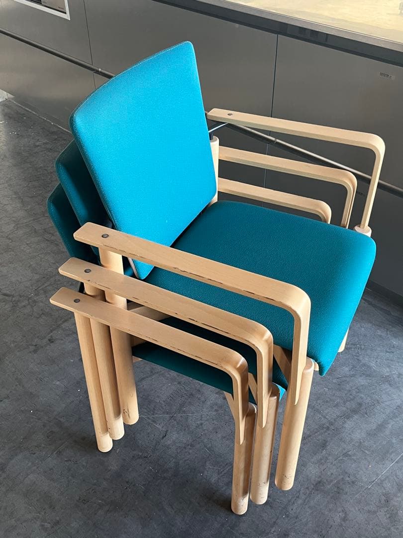 ホウトク ポストモダン調チェア3脚セット