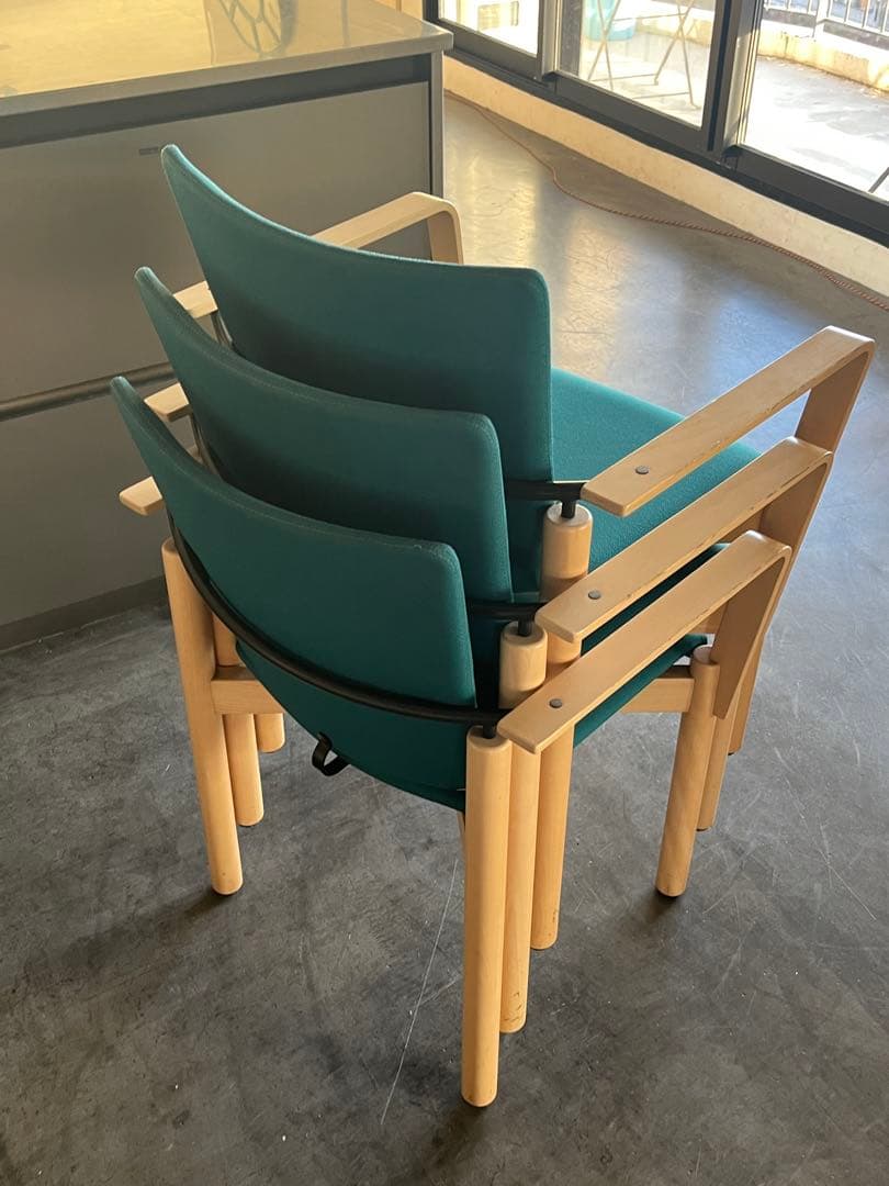 ホウトク ポストモダン調チェア3脚セット