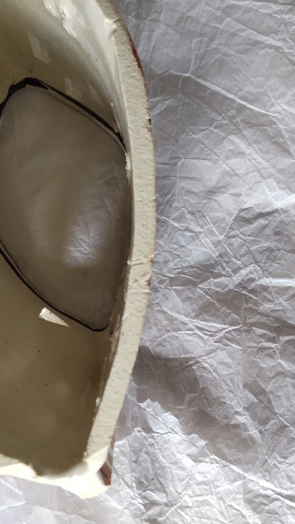 手作り工房 夕立窯 陶器 ランプシェード 未使用 うさぎ 手描き オブジェ