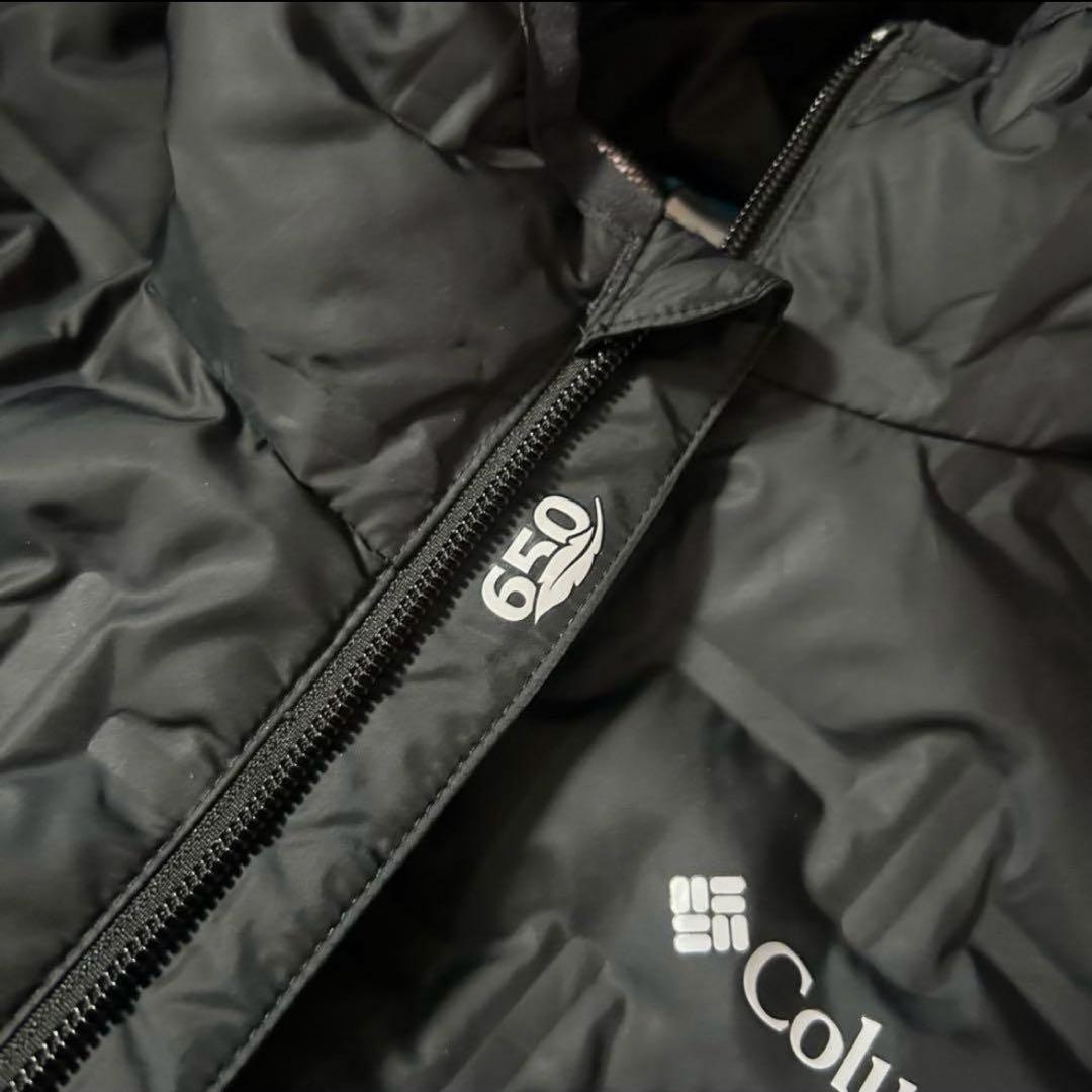 【大人気❗️】極暖！columbia マウンテンパーカー　ダウン　ブラックL