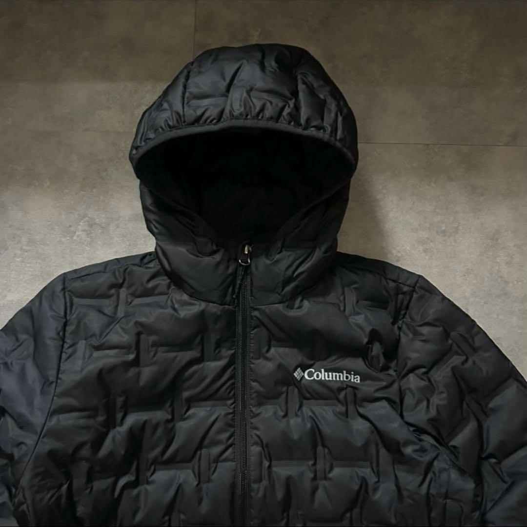 【大人気❗️】極暖！columbia マウンテンパーカー　ダウン　ブラックL