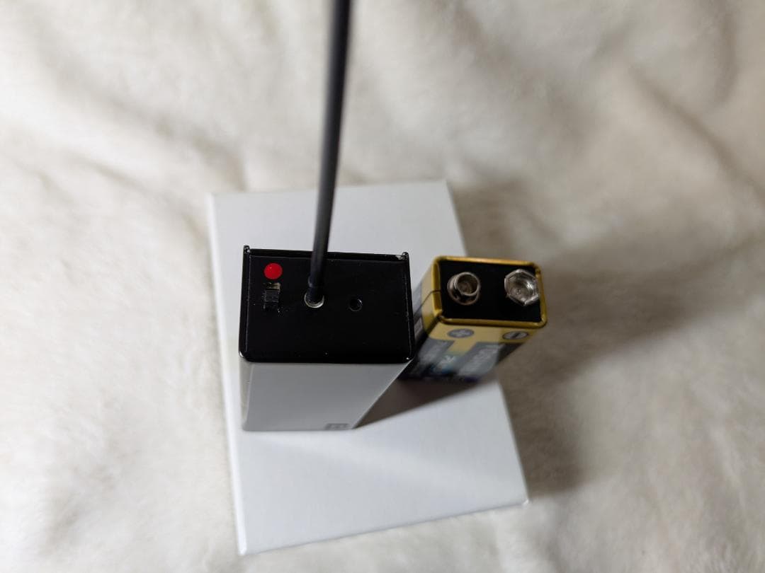 IC-RX7受信機　UHF会話用発信機　盗聴波発見受信用アンテナ　３点セット