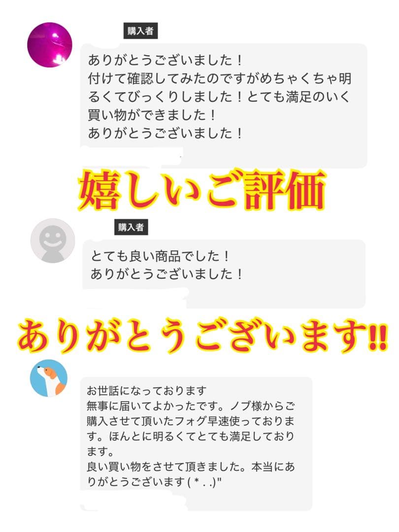 烈光33800lm L1B用　ライム ホワイト フォグランプ2色切替