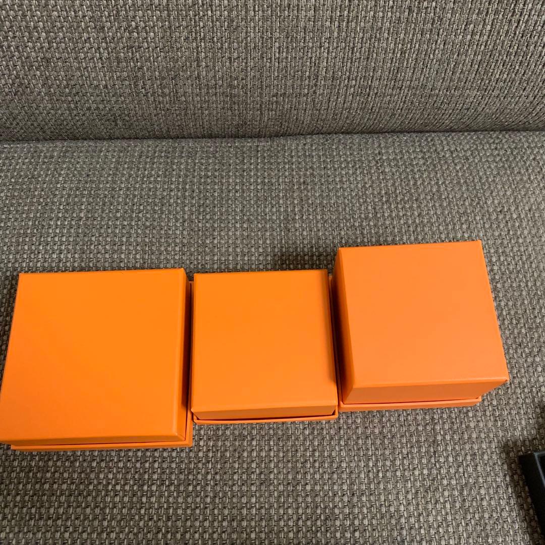 正規品　美品エルメス　アクセサリーネックレスなど　空箱ケース3セット