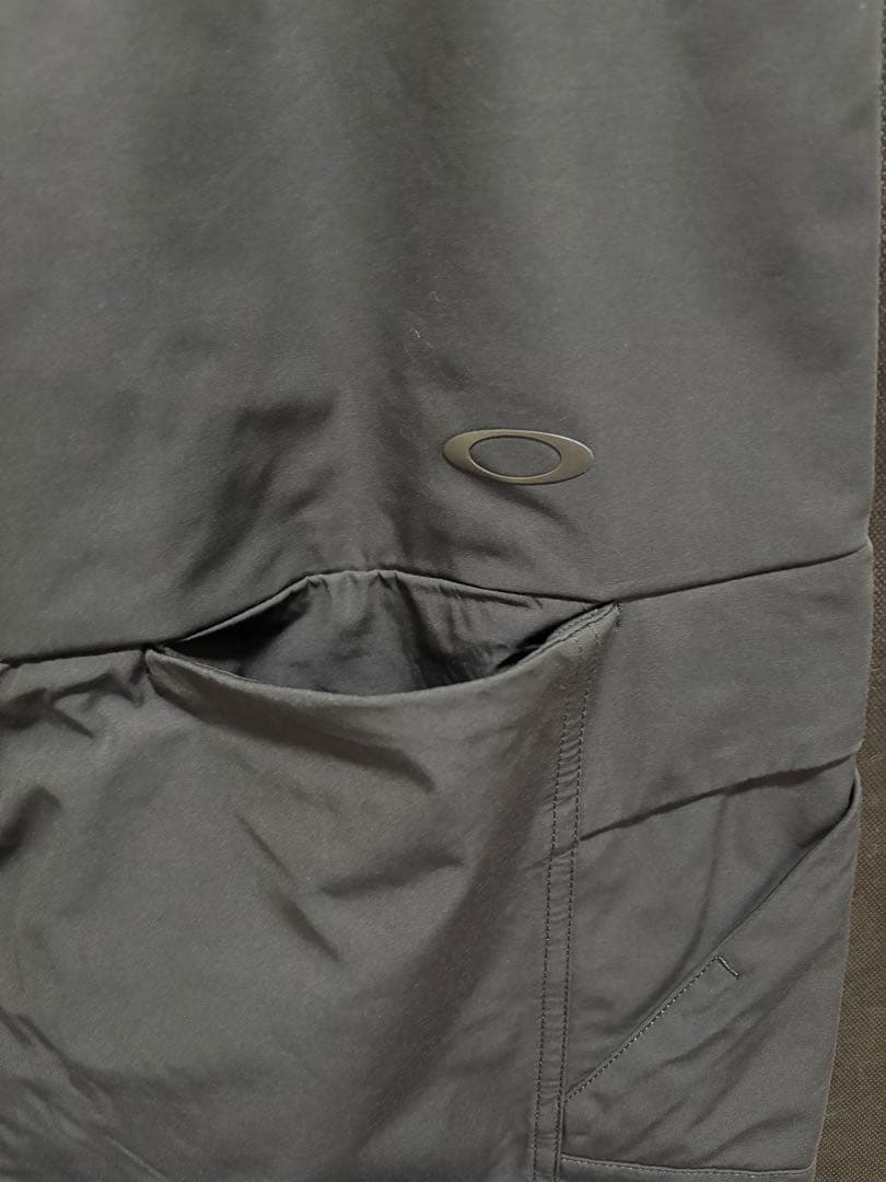 新品 OAKLEY カーキ スノーボード ビブパンツ Lサイズ オークリー 防水