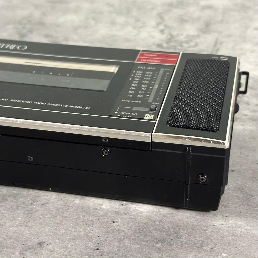 ナショナル National RX-F40 ラジカセ 昭和レトロ。