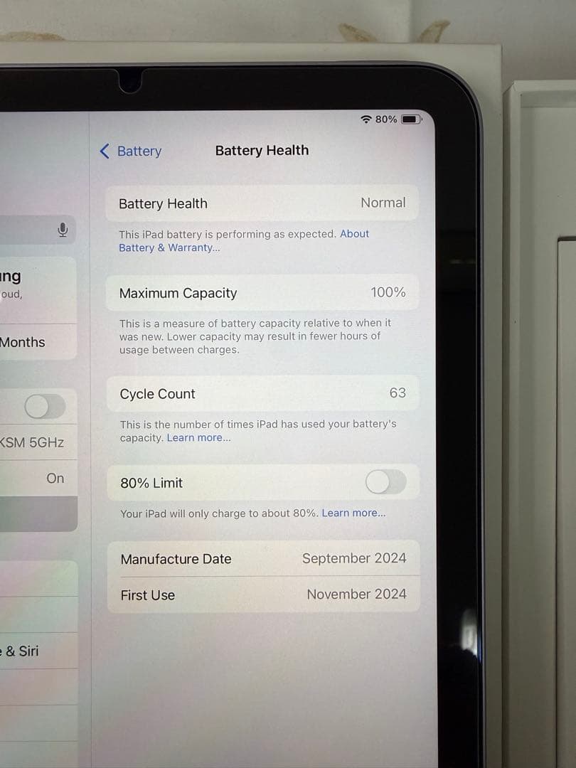 iPad mini 7（A17 Pro）128GB Wi-Fiモデル パープル