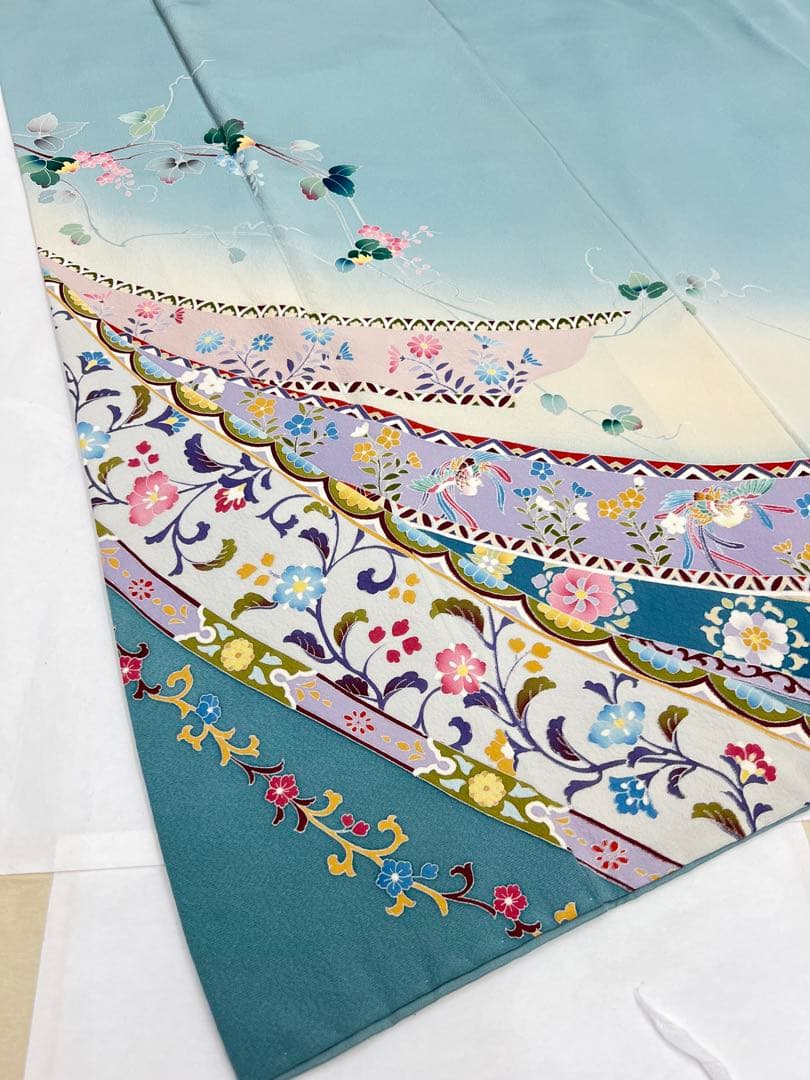 eri様　2点おまとめ　正絹　作家物　訪問着　アラベスク　熨斗目　長襦袢