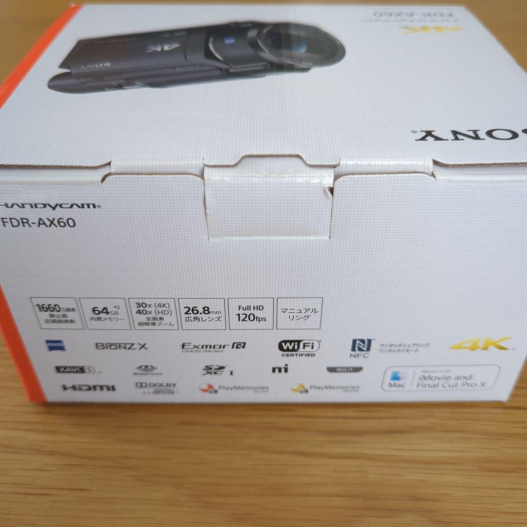SONY FDR-AX60 4Kビデオカメラ 本体 アクセサリーセット