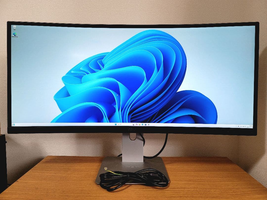 値下げ　美品 DELL デル 湾曲型 液晶モニター U3415WB 34型