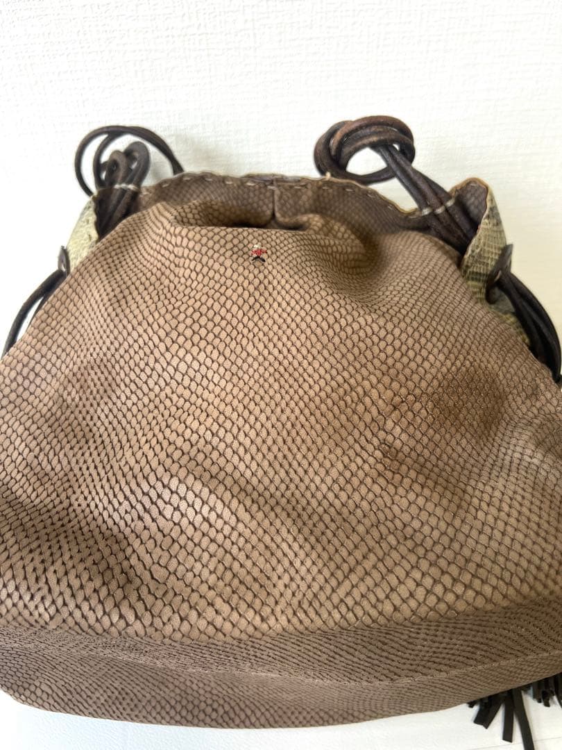 HENRY BEGUELIN パイソン ハンドバッグ トート エンリーベグリン