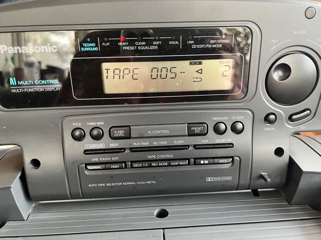 パナソニックPanasonic コブラトップ RX-DT707 ラジカセ CD