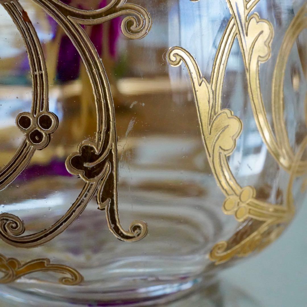 希少★24金彩★美品オールドサンルイ★クリュニー★ボンボニエール★蓋物★小物入れ