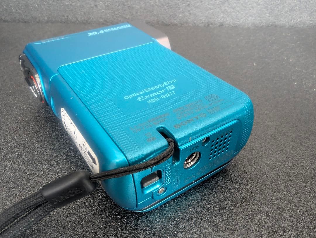 SONY ハンディカム HDR-GW77V ブルー バッテリー4個 充電器付き