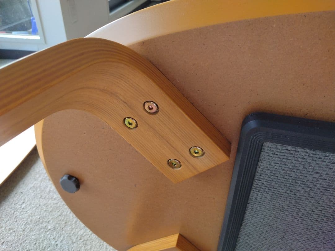 【美品】MUJI無印良品 タモ材こたつ110cm布団セット/ローテーブル机/座卓