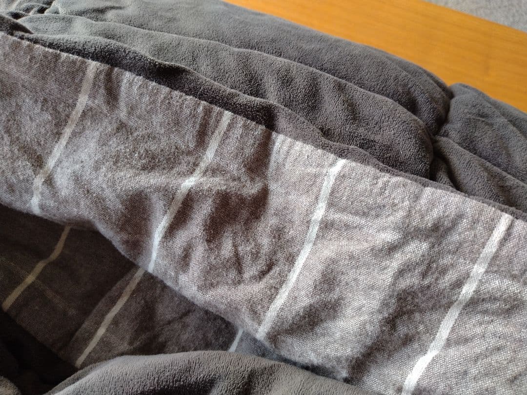 【美品】MUJI無印良品 タモ材こたつ110cm布団セット/ローテーブル机/座卓