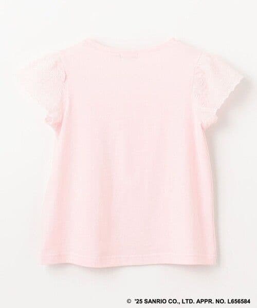 新品　エニィファム　リトルツインスターズ キキ　ララ 袖レースTシャツ　半袖