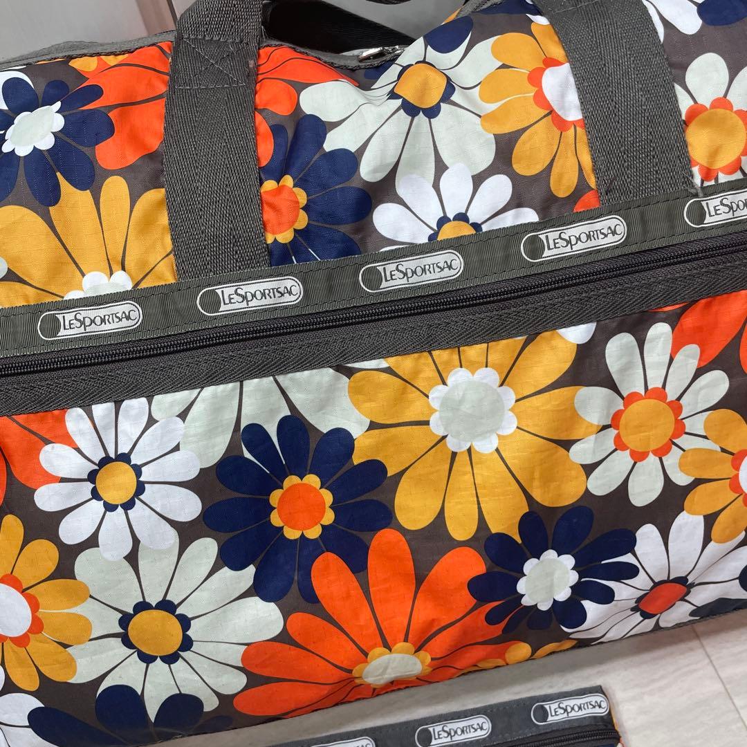 【鍵付き！】LeSportsac レスポートサック　ウィークエンダー　ボタニカル
