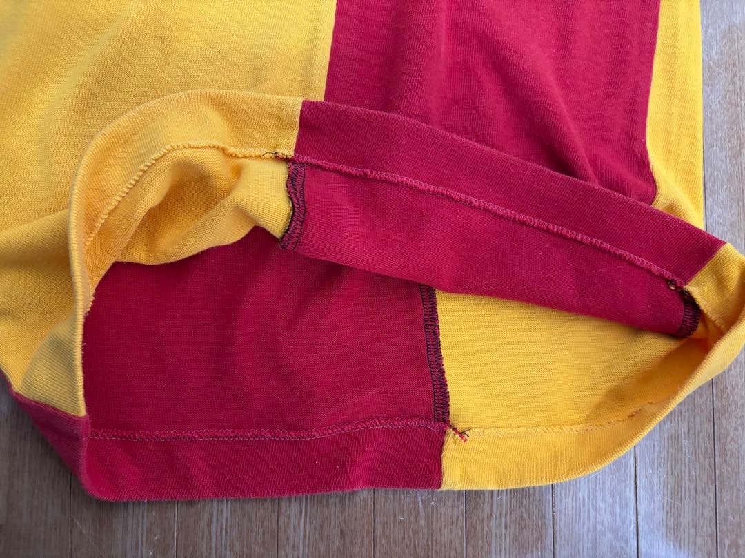 CANTERBURYカンターベリー　マルチカラー ラガーシャツ 長袖