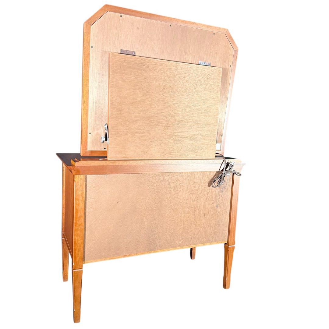 KZ006 マルニ木工　地中海　ドレッサー　椅子付　maruni 鏡台