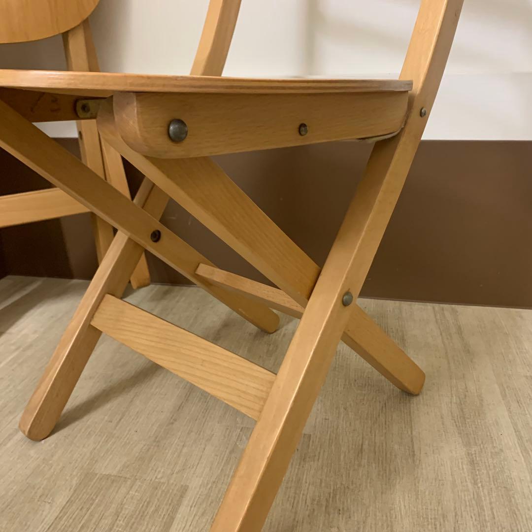 maruni マルニ 折りたたみチェア 2脚set 椅子 レトロ