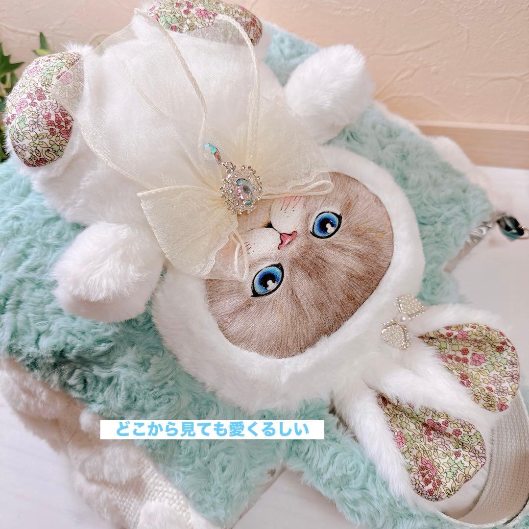 さ*ー様 コヤンイサムチョン♡新作bigうさルミちゃん薔薇ファー＆インド刺繍トー