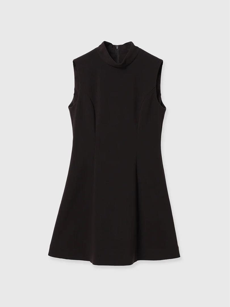 ❤️美品 正規品❤️anuansカットジョーゼットミニワンピースブラウンM