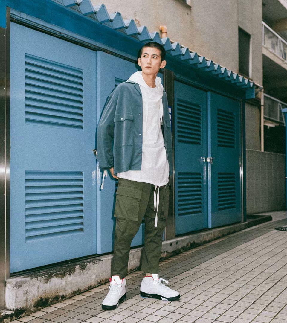 【美品】Nike Air Jordan 5 Retro \"Fire Red\"