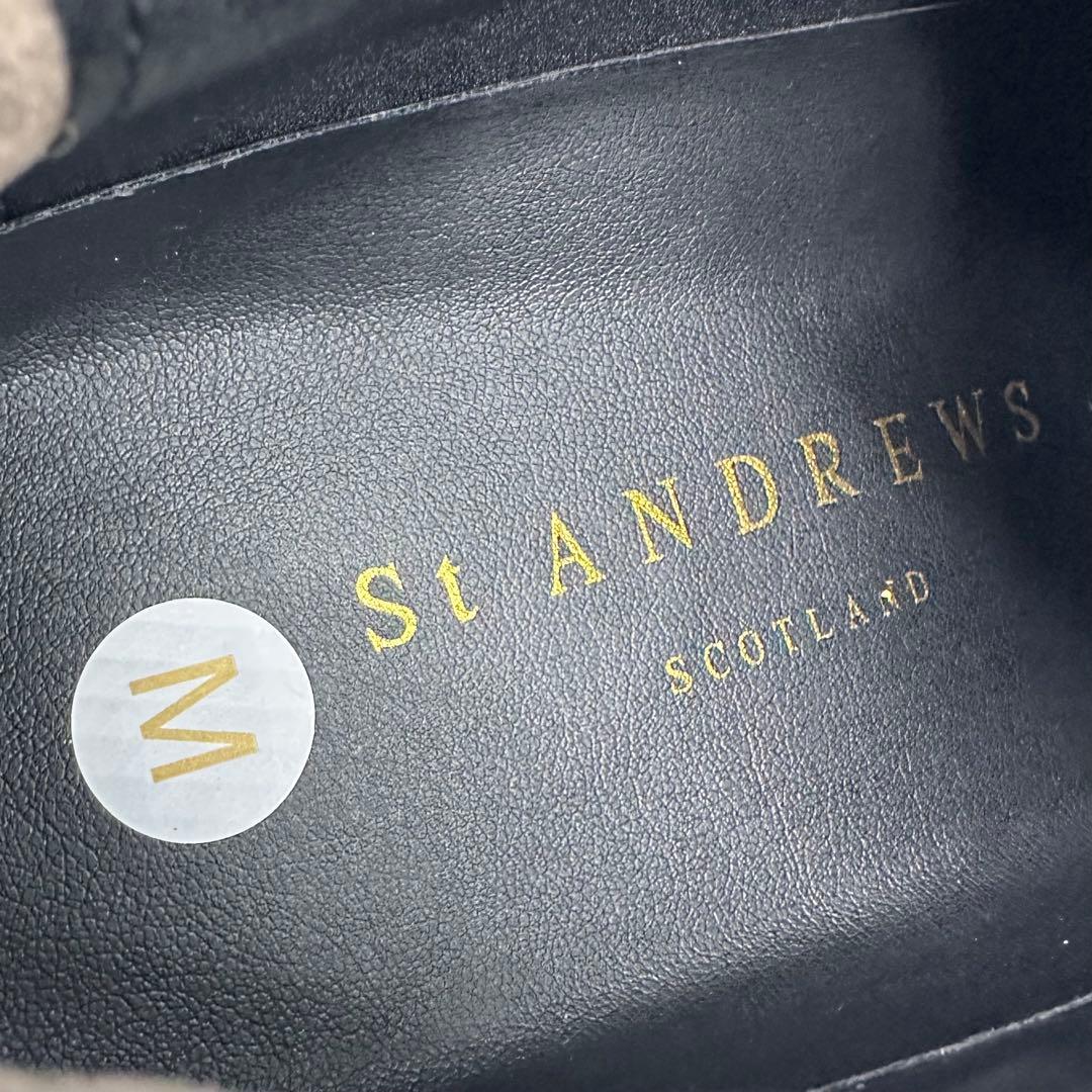 未使用タグ付✨セントアンドリュース ゴルフシューズ スパイクレス M シルバー